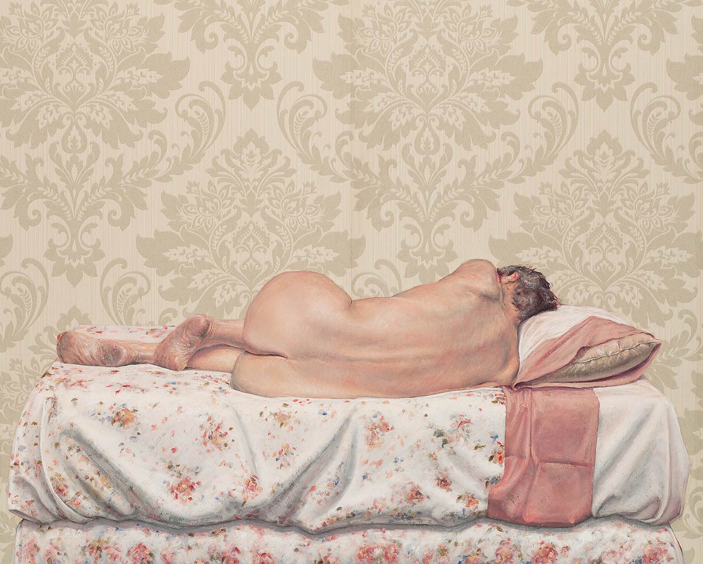 Sleepwatcher-After-it-End-II_2012_oil-on-wallpaper_84x105_33x42_Available