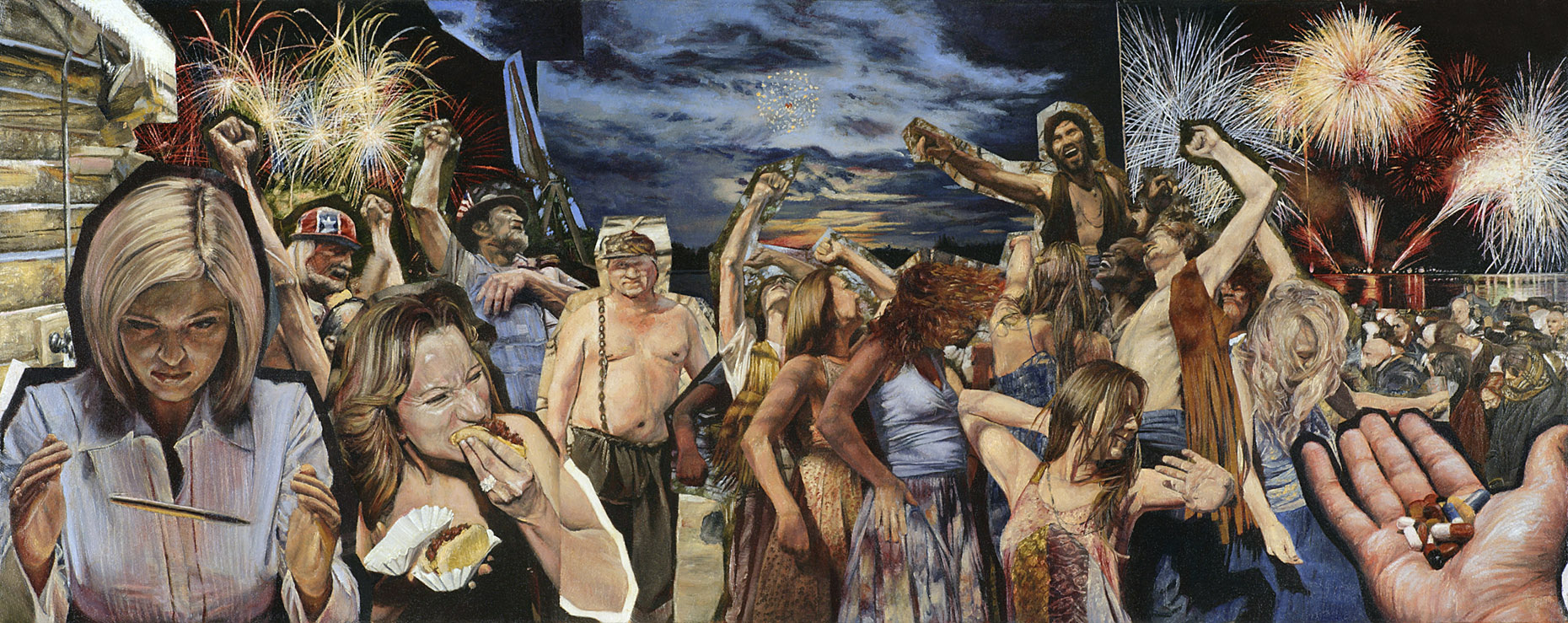 SpandexWontSaveUs_2012_oiloncanvas_27.5x49_12x30.5_Available